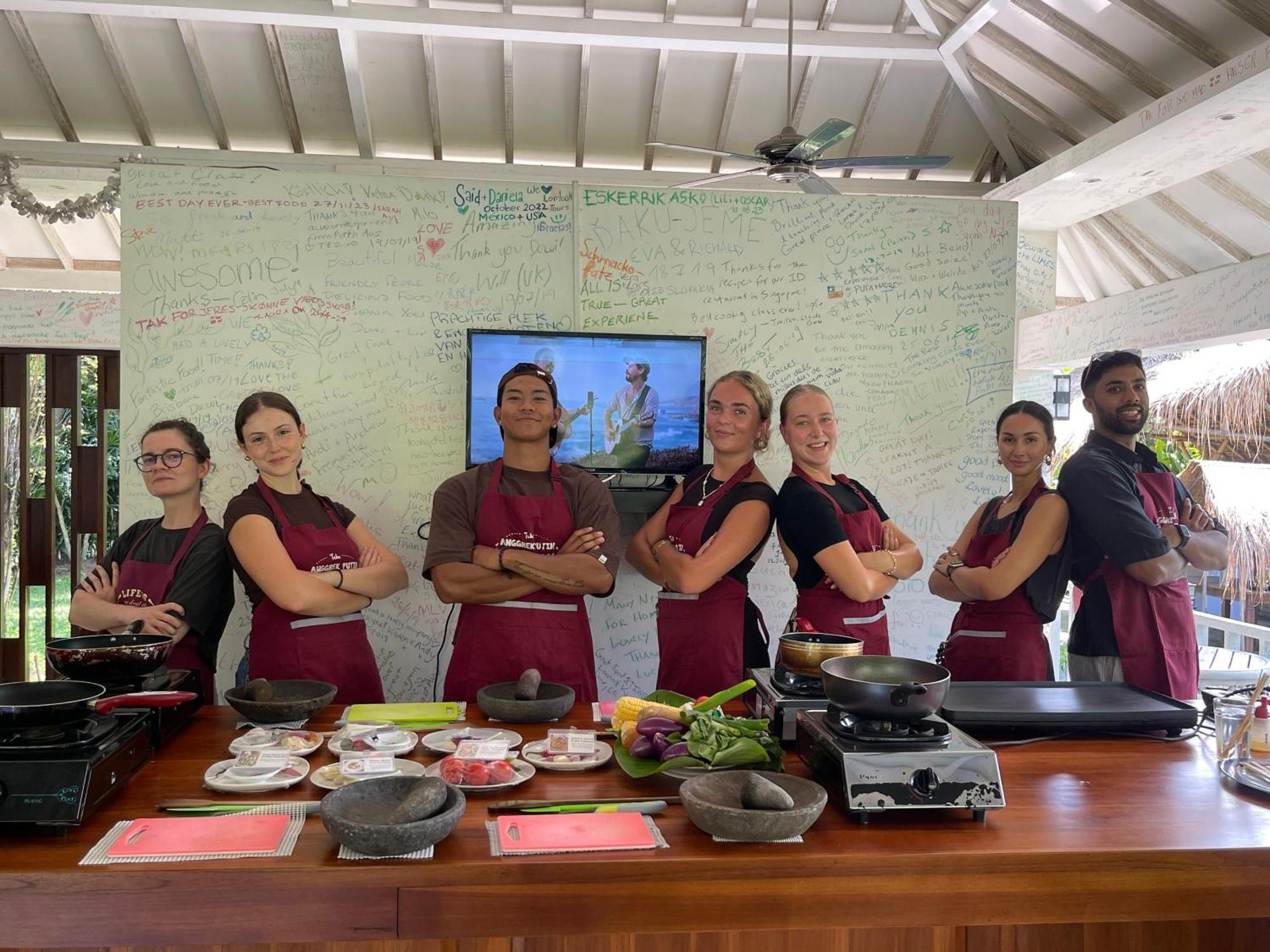 Anggrek Putih Lombok Cooking Class And Homestay Сенггиги Экстерьер фото